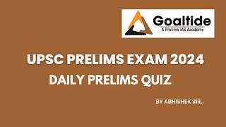 Day 5 | Daily MCQ Quiz | UPSC Prelims Exam 2024. | IAS | IPS | IFS | #upsc #upscexam #ias #ips