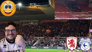 JONES AND LATTE SEND THE BORO FANS WILD!!! MIDDLESBROUGH VS CARDIFF CITY MATCHDAY VLOG