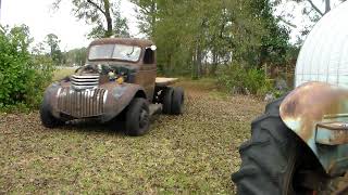 Cummins 42 chevy runs and it's the first time out of the shop.  Merry Christmas folks.