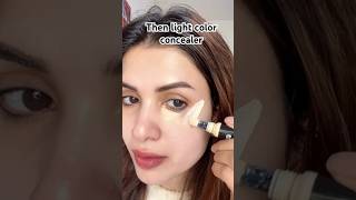 concealer hack without foundation | #makeup #concealertutorial #shorts #youtubeshorts