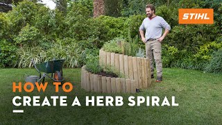 How to create a herb spiral | STIHL