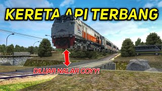 Kereta api Terbang! Cara ke lokasi Kereta Api terbang di BUSSID V3.7.1