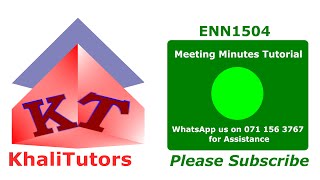 INCREASED VOLUME| 2024 | ENN1504| ASSIGNGMENT 1| PART 2 OF 7| MEETING MINUTES