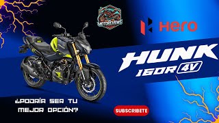 Hero Hunk 160 4V: Potencia, Diseño y Tecnología | Review a Fondo