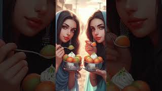 # Tag that Pani puri lovers # Funny video on girls #