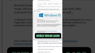 Como descobrir a versão e a build do seu Windows? windows #windowsversion