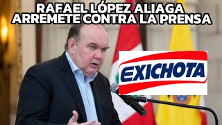 López Aliaga critica a medios de comunicación por falta de cobertura imparcial y acusa "mermelada"