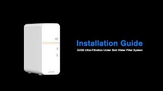 Frizzlife GX99 UF Under Sink Water Filter System - Install Guide