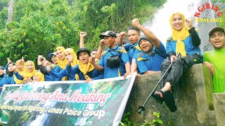 Menuju Air Terjun Kertagangga Lombok Utara bersama Tunas Paice Group