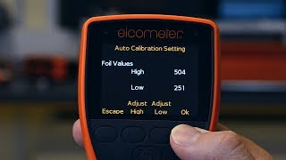 Using the Auto Calibration feature of the Elcometer 456 Coating Thickness Gauge