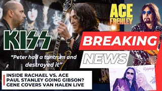 KISS Unmasked Breaking News: Ace's Lawsuit, Paul Stanley Gibson TV + Gene Simmons Covers Van Halen!