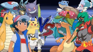 Pokemon Battle Starters: Ash Vs Kanto and Alola Starters