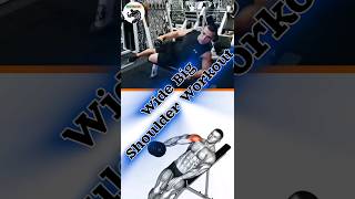 Big shoulder workout | shoulder workout |Wide Shoulder workout #shoulderworkout #shoulder #shorts