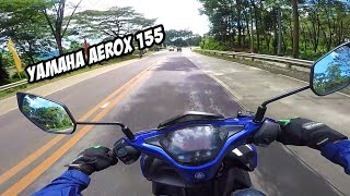 TAKING THE YAMAHA AEROX 155 TO A QUICK RIDE !!