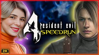 RESIDENT EVIL 4(PC) SPEEDRUN: CLÁSSICO DO TERROR EM ALTA VELOCIDADE | AO VIVO