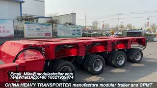 Vessel bridge, nicolas modular trailer, vessel deck, Chinaheavytransporter,modulestrailer.com