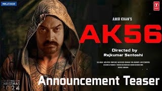 AK56 Official Announcement Teaser | Aamir khan ,Rajkumar Santoshi | 2024 |