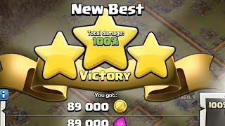 CLASH OF CLANS WAR LAUGUE ATTACK #LIVEGAME REPLY BASE VISIT