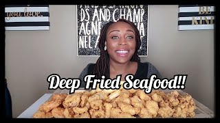 Deep Fried Seafood Mukbang