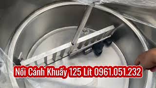 Nồi Nấu Cánh Khuấy 125 Lít