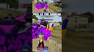 3 finger handcam gameplay solo vs squad poco x3 pro 60fps 120hz 360hz game turbo SD860 Prosecser 4kr