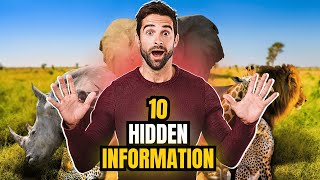 The 10 strangest hidden information about animals