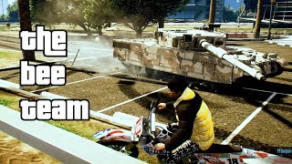 Dirt Bikes vs Rhino Tank Deathmatch in GTA 5