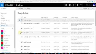 How to recover a deleted file from OneDrive for Business