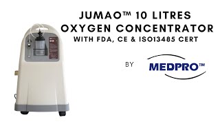 MEDPRO™ Demo on JUMAO™ Model JMC9A Oxygen Concentrator in Singapore