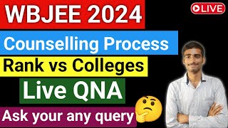 🔥WBJEE 2024 Counselling  Process |Rank vs College |Ask your any  doubt  #wbjee 2024