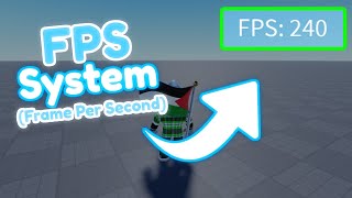 FPS System Tutorial | Roblox Studio (Frames Per Second)