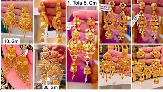 latest Bridal Gold Earrings designs /Most beautiful Gold Earrings designs /New Earrings SheShine