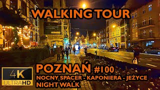 ⁴ᴷ⁶⁰ 🇵🇱 Poznan/Poland Walking Tour | #100 - Night Walk | Downtown | Jezyce (December 2022) [4K]