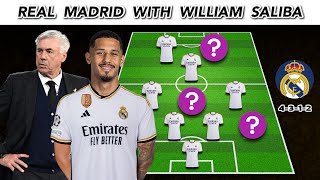 🚨 Real Madrid Transfer News ~ Real Madrid Team Lineup With William Saliba 😱🔥| Update July 2024