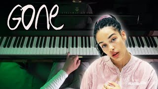 Jorja Smith - Gone - Piano Tutorial