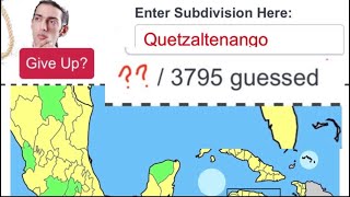 Hardest Geography Quiz Ever? How Many Subdivisions Can I Name in 90 Minutes?