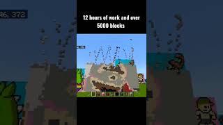 Mr Beast 1k sub special world record Minecraft falling sand art (57)