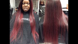 SHE THINKS SHES A LOREAL MODEL=Tutorial lace closure install with custom color