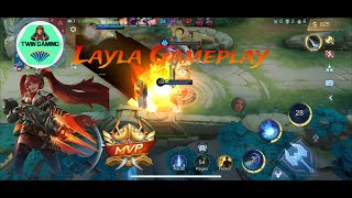 Layla Gameplay ! Kekal Tenang Cari Item ! Mvp Layla !