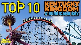 Top 10 Rides at Kentucky Kingdom & Hurricane Bay - Roller Coasters, Water Slides and More!