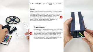 New design of wireless bluetooth LED driver: The integration of power supply and decoder