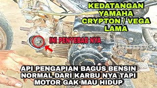 CARA MENGATASI MOTOR MATI TOTAL.API PENGAPIAN NYA BAGUS TAPI MOTOR GAK MAU HIDUP