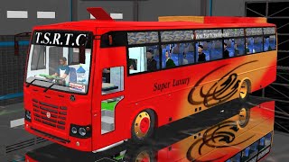 super luxury tsrtc bus mod | bussid | bus simulator Indonesia | indian mod | tsrtc bus mod | indian