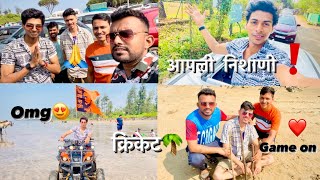 Riding ATV In Streets of BEACH!! 😍आज गेलो Alibag💜🙈 Unbelievable View! || Marathi vlog🥰 || 💫