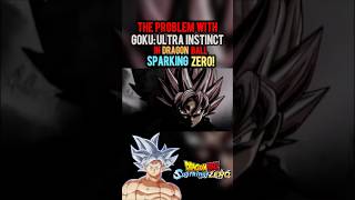 The Problem With Ultra Instinct Goku In DragonBall Sparking Zero #gaming #sparkingzero #goku #shorts