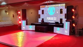 Best Indoor Dj Setup 2021 | Led Wall | Punjab DJ Chandigarh | Contact - 9872859951