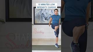 15 minutes low intensity cardio workout!