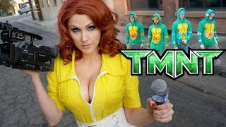 Teenage Mutant Ninja Turtles Parkour ft April ONeil Cosplay TMNT | Screen Team