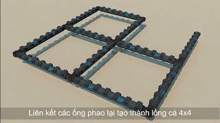 LONG NUÔI THỦY SẢN - (HDPE) ; #longca ; #loonggnuoithuysan ; #lồngcaHDPE