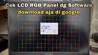 Cara mengetahui kerusakan warna LCD Proyektor dengan Software Test Pattern